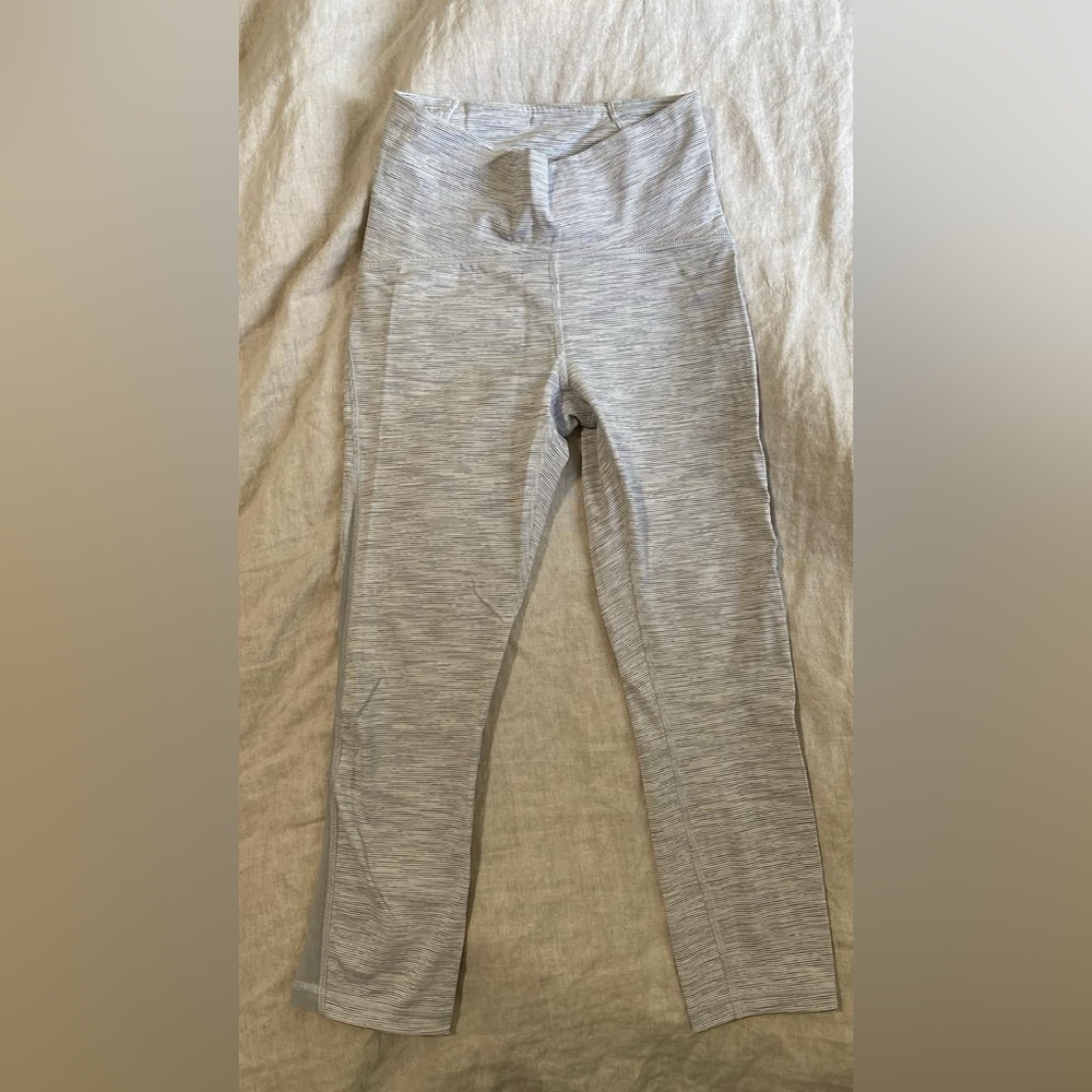 Lululemon white and grey leggings